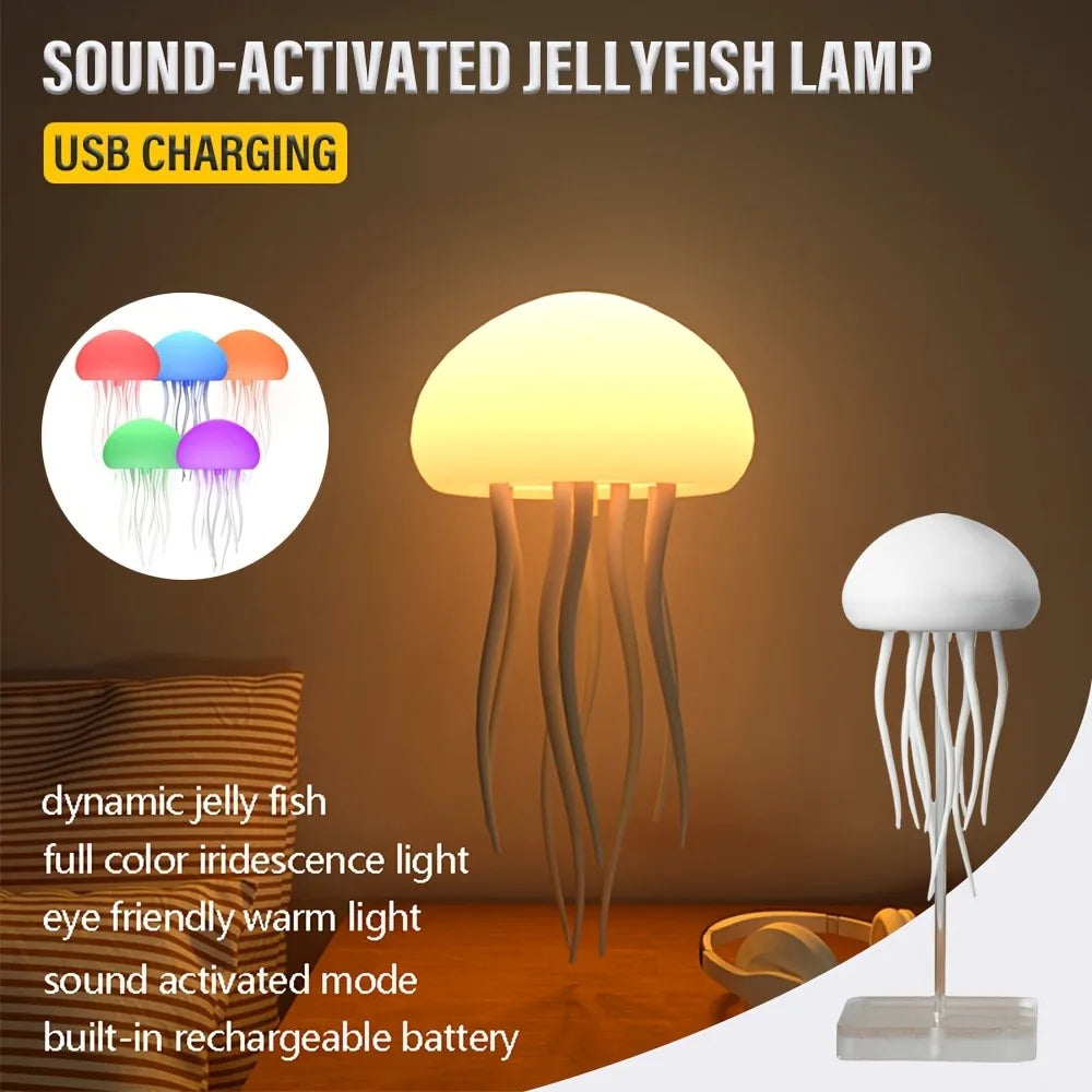 GlowFloat Jellyfish Lamp