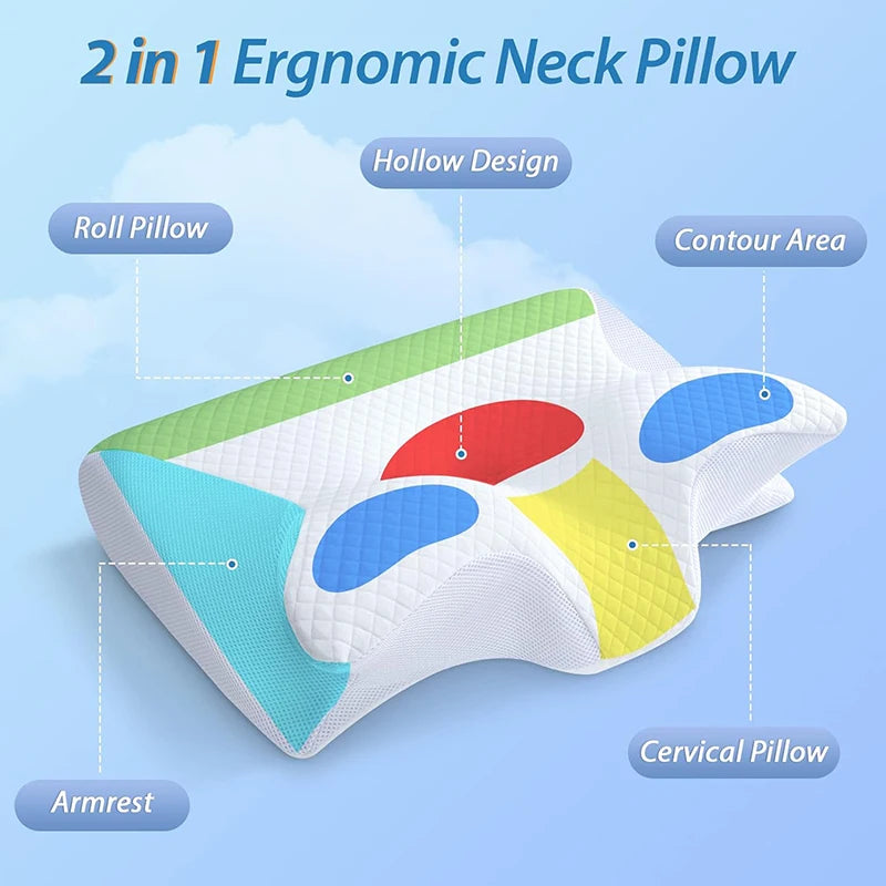 CloudContour Memory Foam Neck Pillow