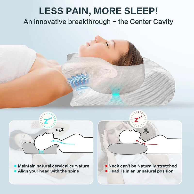 CloudContour Memory Foam Neck Pillow